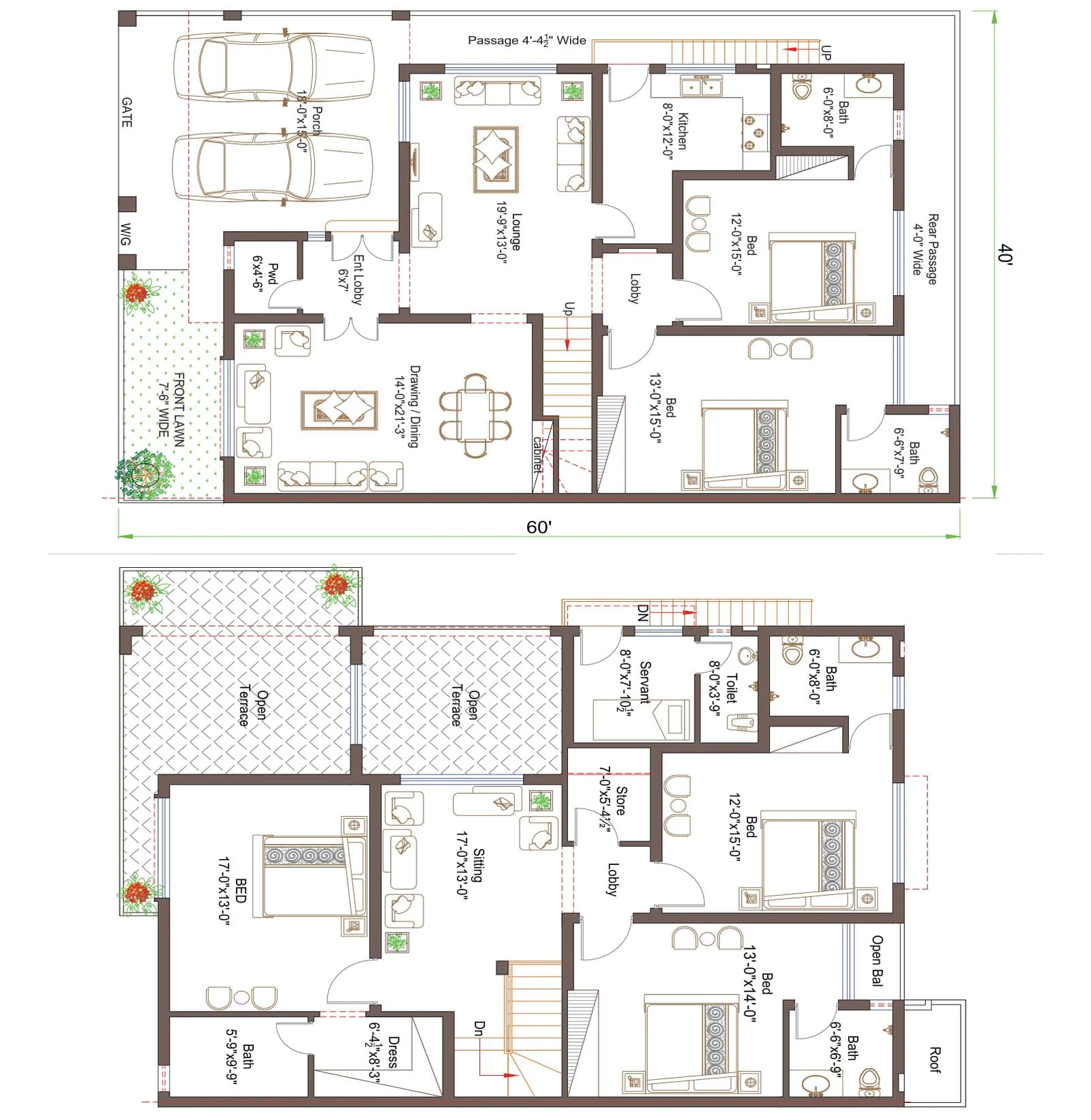 Falak Naz floor plan